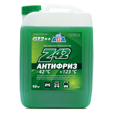 AGA050Z  Антифриз  готовый зеленый -42С, 10л